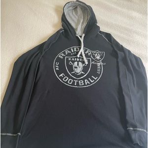 NFL Thermal Hoodie Raiders 2XL New.